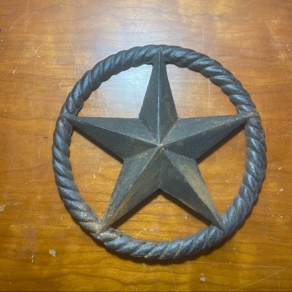 Cast Iron Decorative Hanging Star